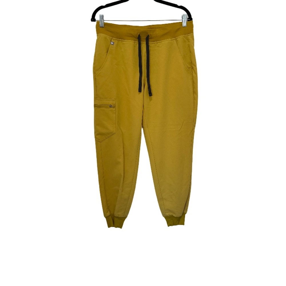 Figs Women's Mustard Yellow Drawstring Jogger Pants